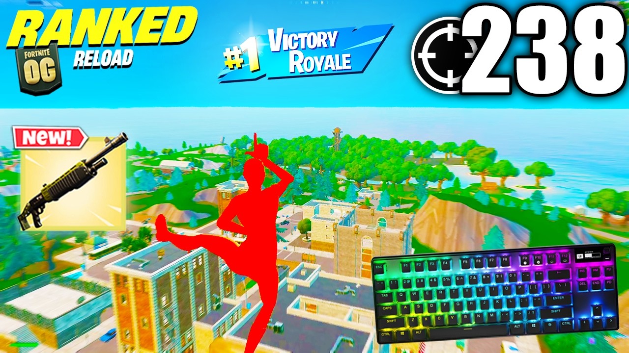Apex Pro TKL ASMR 😴 238 Kills Duo Ranked Reload 🏆 Satisfying Keyboard OG Fortnite Reload 540 FPS 4K