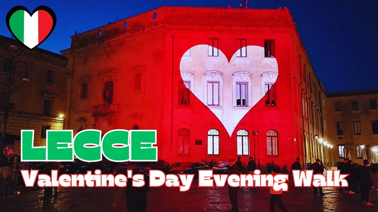 Lecce Italy Walking Tour 🇮🇹 | Stunning Baroque Old Town at Dusk