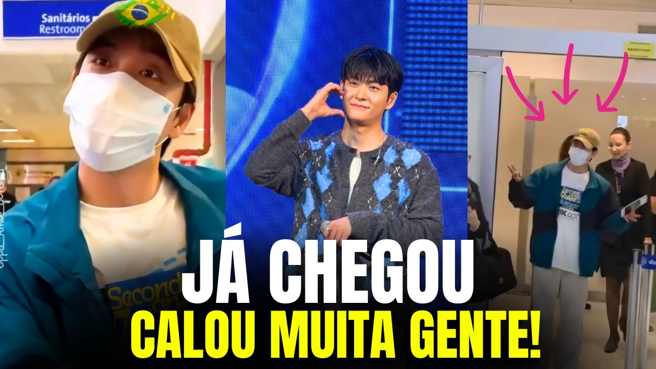 KANH TAE OH ELE CHEGOU! E O QUE FEZ NO AEROPORTO DEIXOU AS FÃS SEM REAÇÃO