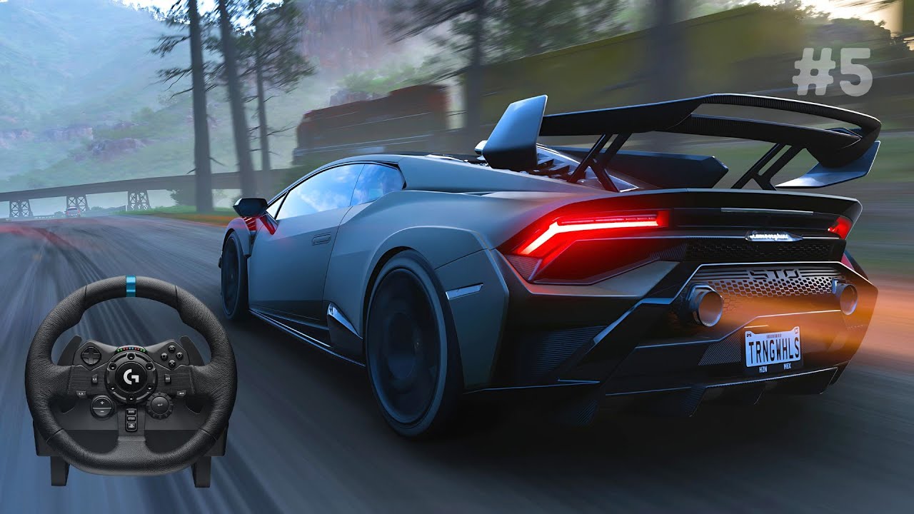 Lamborghini Huracan STO V10 | Forza Horizon 5 | Logitech G923 Gameplay