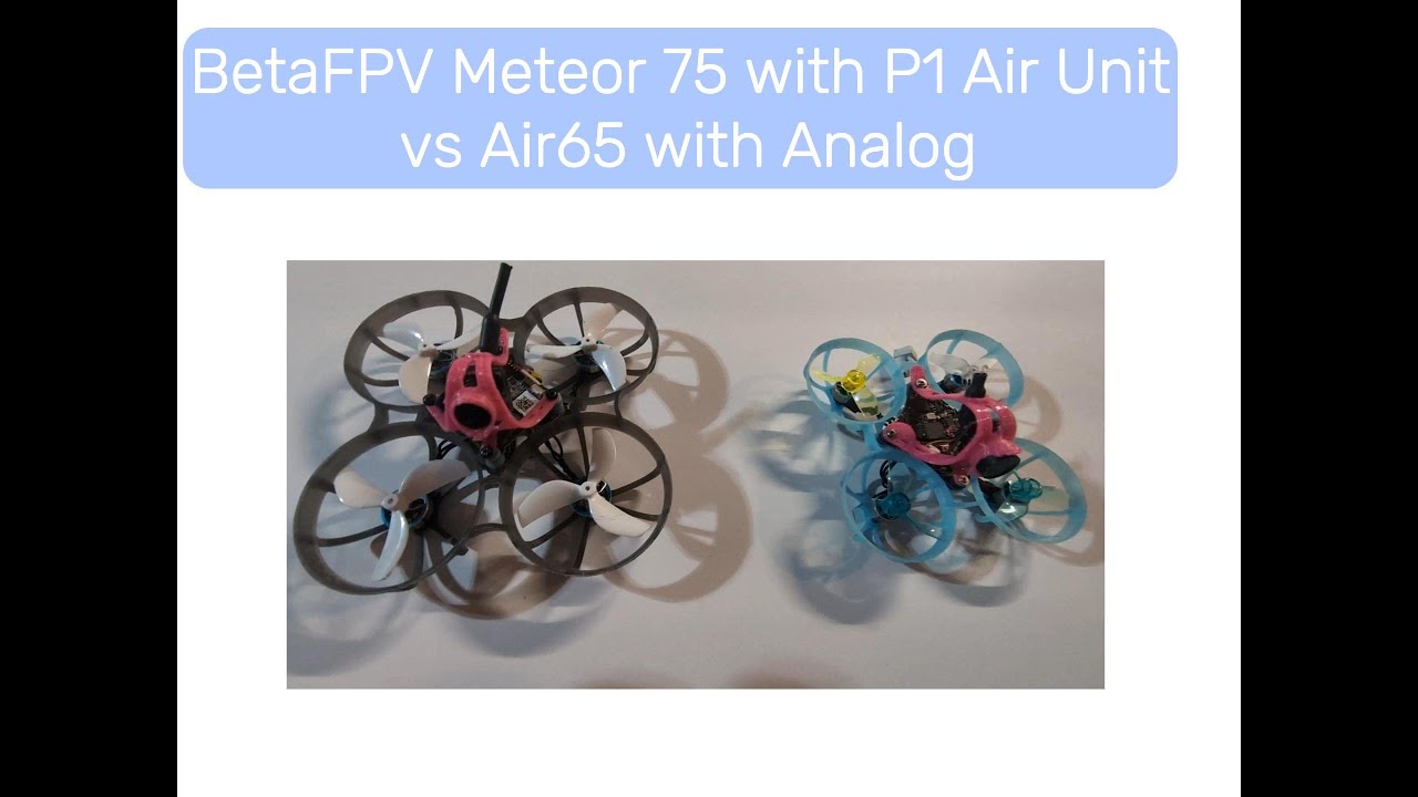 Meteor 75 Pro HD vs Air65 Analog: Ultimate Whoop Video Showdown! (Breakout, Low Light & More)