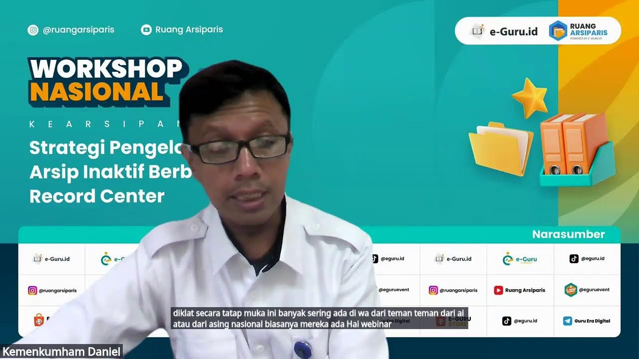 #1 Workshop 38JP: Strategi Pengelolaan Arsip Inaktif Berbasis Record Center