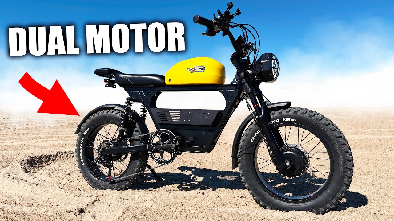 Этот винтажный электровелосипед Scrambler — просто бомба! Diton Tank300