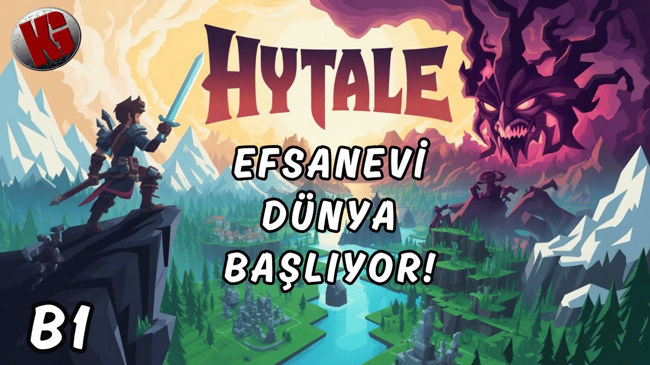 EFSANEVİ DÜNYA BAŞLIYOR! 🔥| Hytale Türkçe | #1