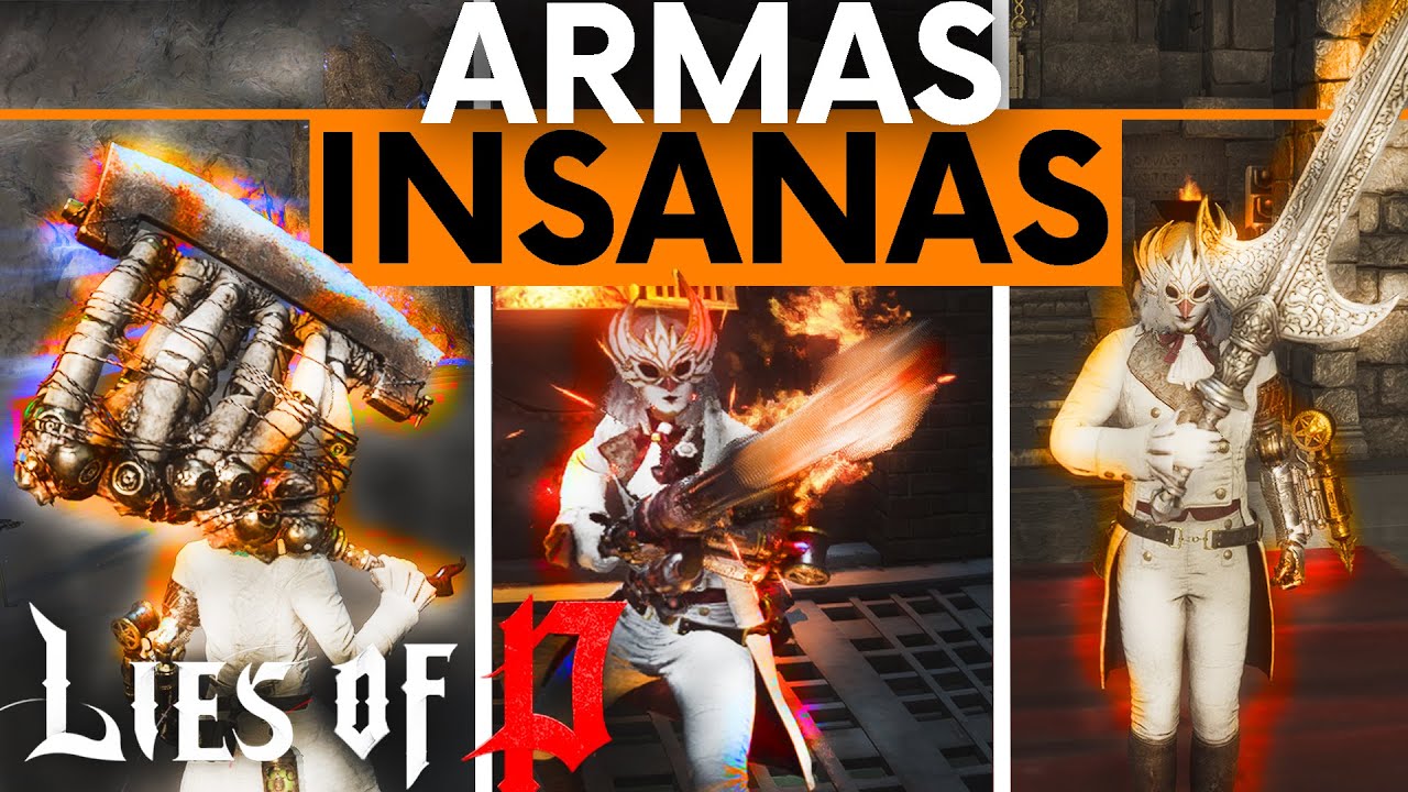 As 7 MELHORES ARMAS de LIES OF P! Que deixam o JOGO MAIS F&Aacute;CIL e vc N&Atilde;O PODE PERDER!