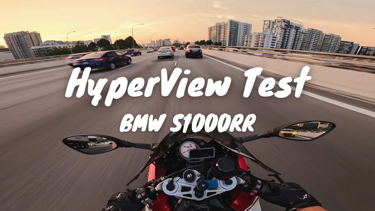 GoPro HyperView Test | BMW S1000RR | Motovlog Singapore | Motorcycle ASMR