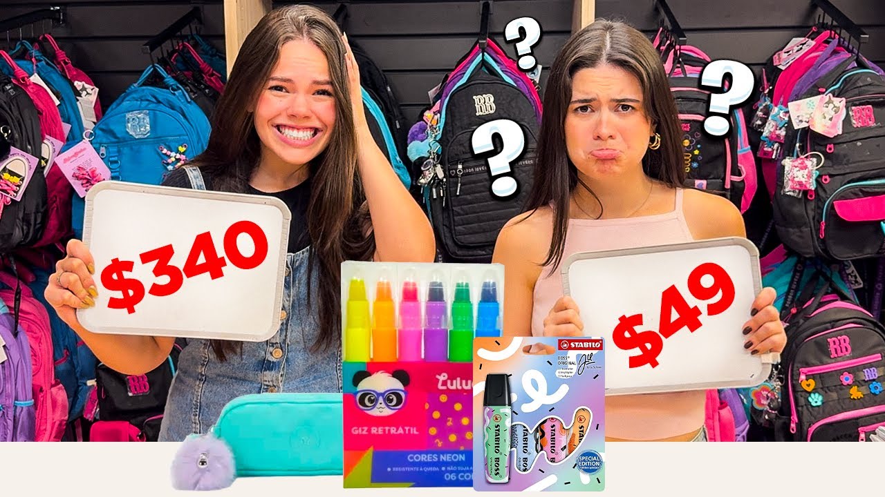 QUEM ACERTAR O PREÇO GANHA O MATERIAL ESCOLAR!! só novidades..
