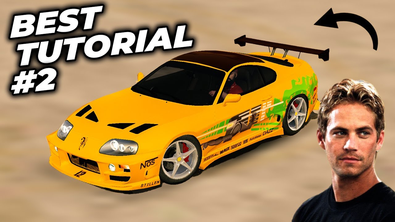 КАК СДЕЛАТЬ PAUL WALKER TOYOTA SUPRA? (НОВОЕ ОБНОВЛЕНИЕ!) car parking multiplayer #2