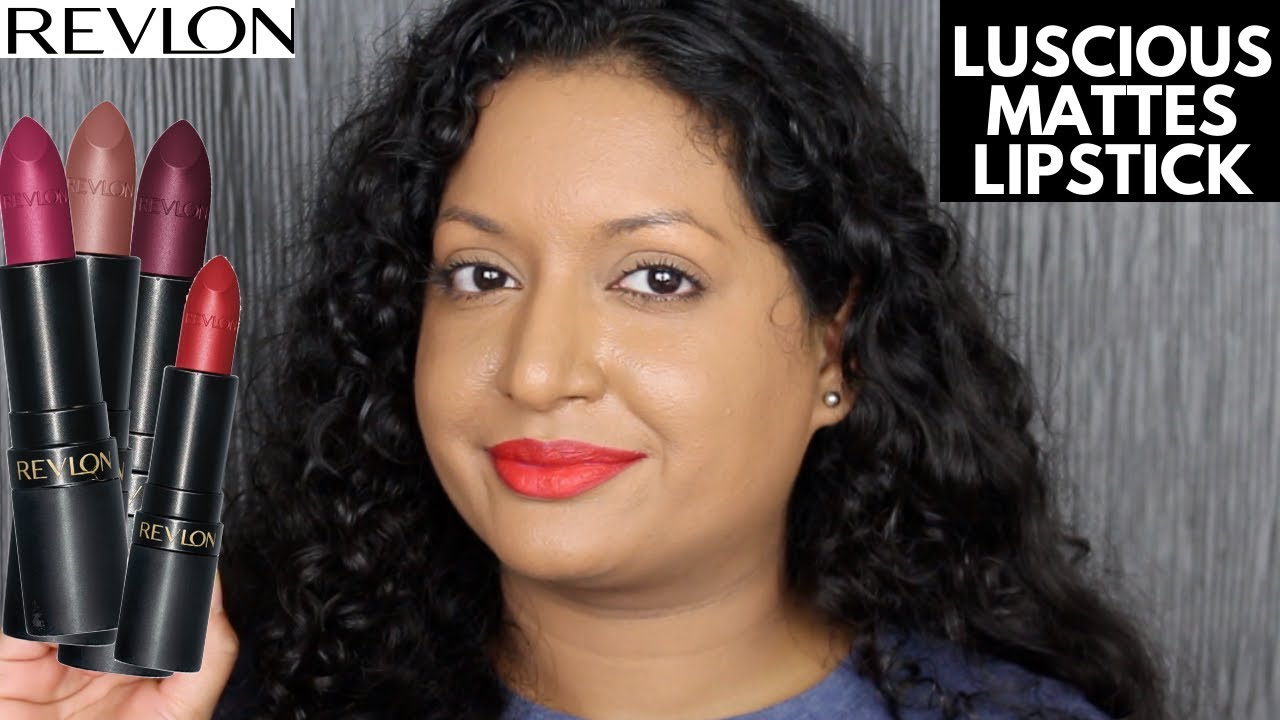 Revlon The Luscious Mattes Lipsticks Review & Swatches