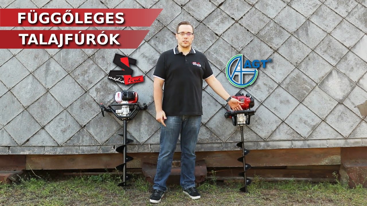 Függőleges talajfúrók TESZT:  az AGT FP50 és MediaLine MF52 - EUROKOMAX KFT - www.eurokomax.hu