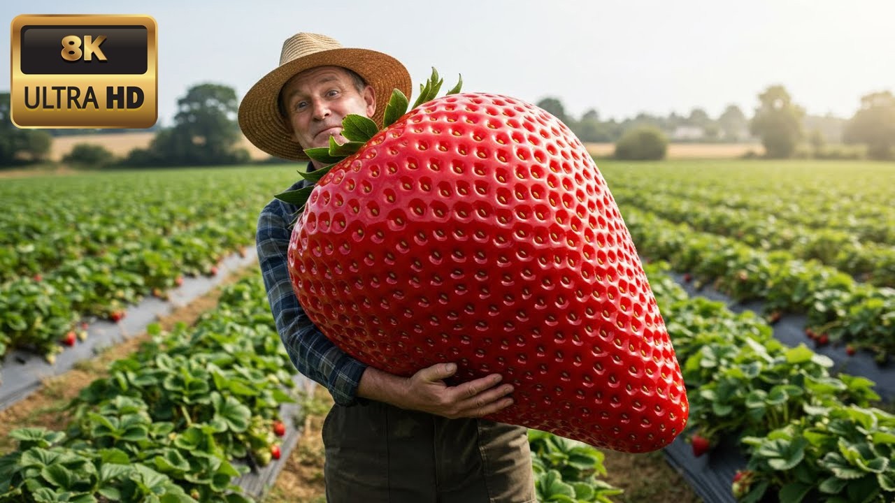 20 Frutas E Vegetais Gigantes Além Da Sua Imaginação -A fruta Número 10 É Tão Grande Quanto Um Carro