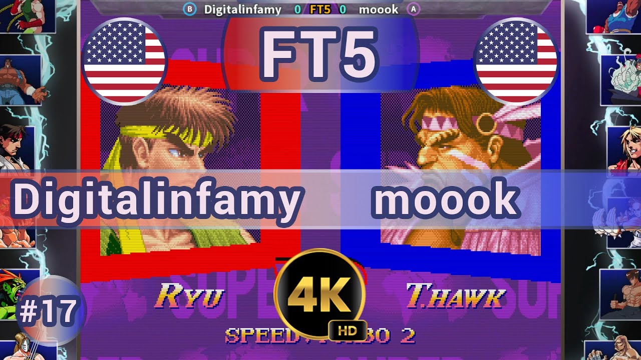 SSF2X - 🇺🇸 Digitalinfamy vs moook 🇺🇸 FT5 / 4K 60 FPS #ssf2turbo #ssf2x #team99hits #t99h #fightcade