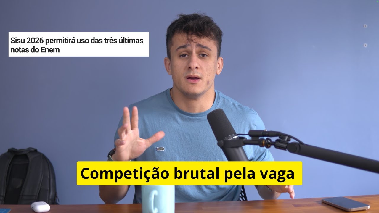SISU 2026: a COMPETI&Ccedil;&Atilde;O ficou 10x MAIS DIF&Iacute;CIL (Mudan&ccedil;as graves)