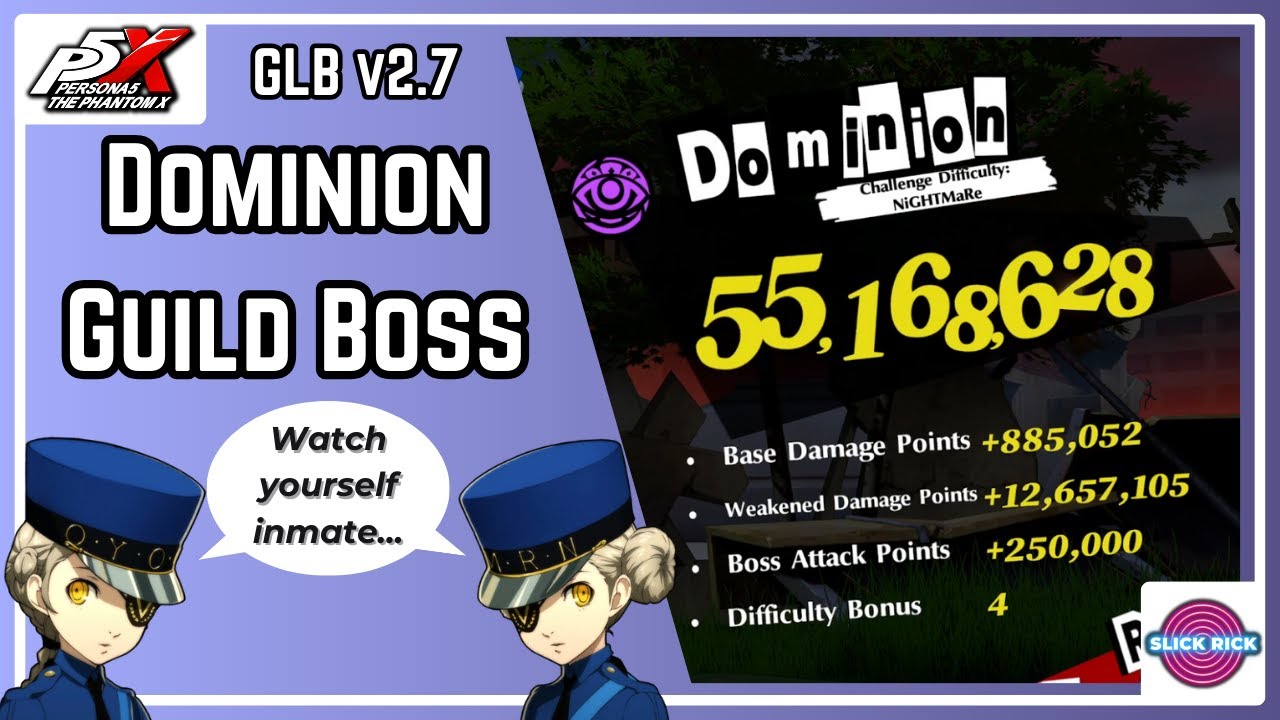 Dominion Guild Boss Guide - A0 Joker & Twins! An Inmate Once Again! | P5X Global v2.7