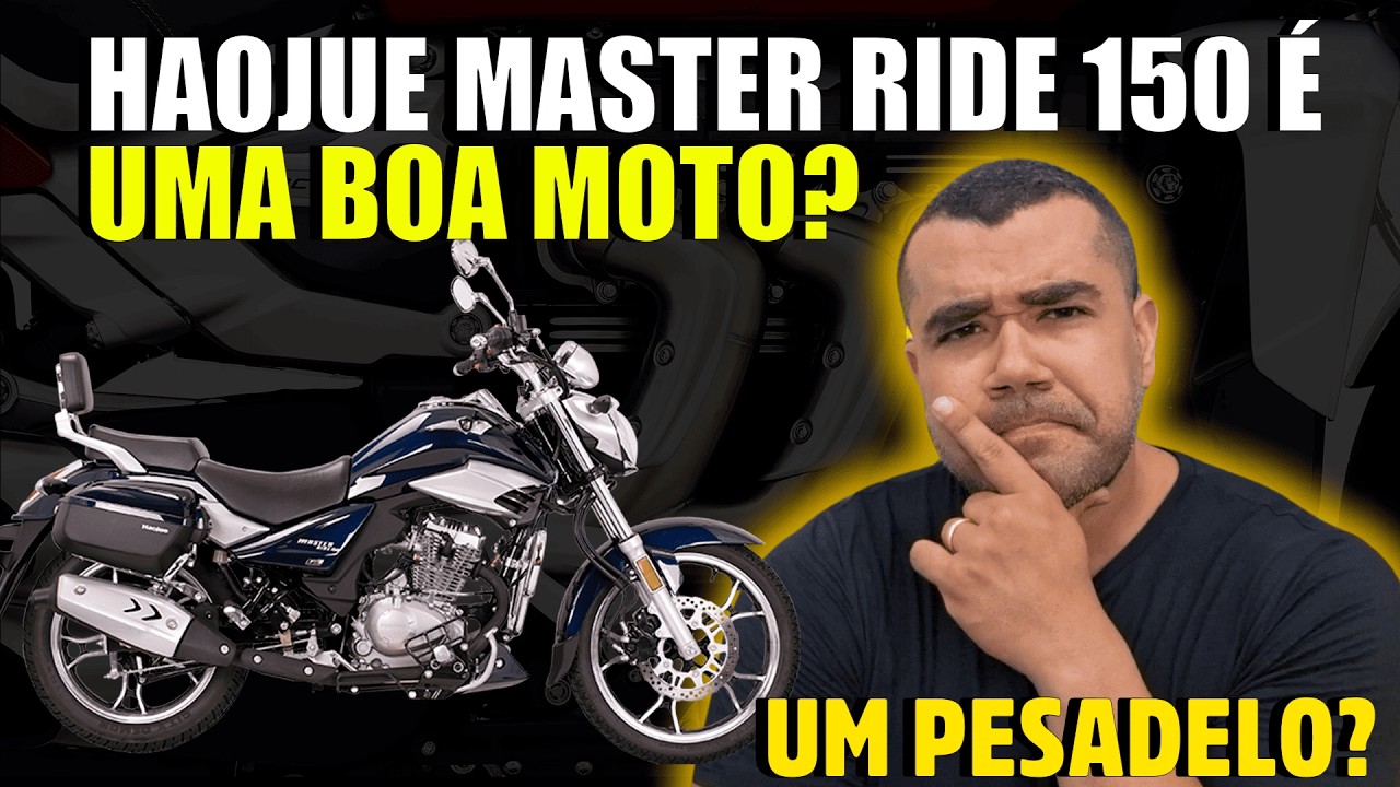 OTIMA OFERTA MELHOR MOMENTO PARA COMPRAR UMA HAOJUE MASTER RIDE 150? A MOTO &Eacute; BOA TEM PE&Ccedil;AS?