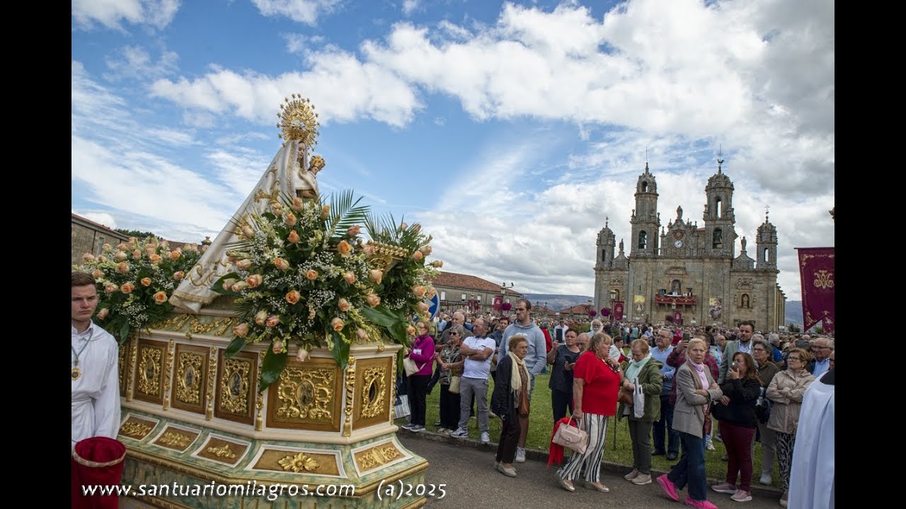 Procesión do día da Virxe dos Milagres 2025