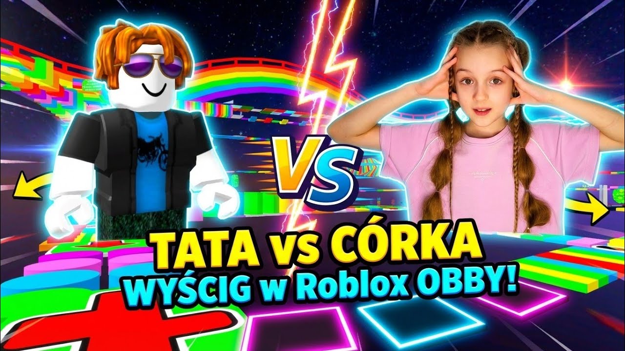 CÓRKA vs TATA w Roblox OBBY! 😱🔥 Kto Pierwszy?!