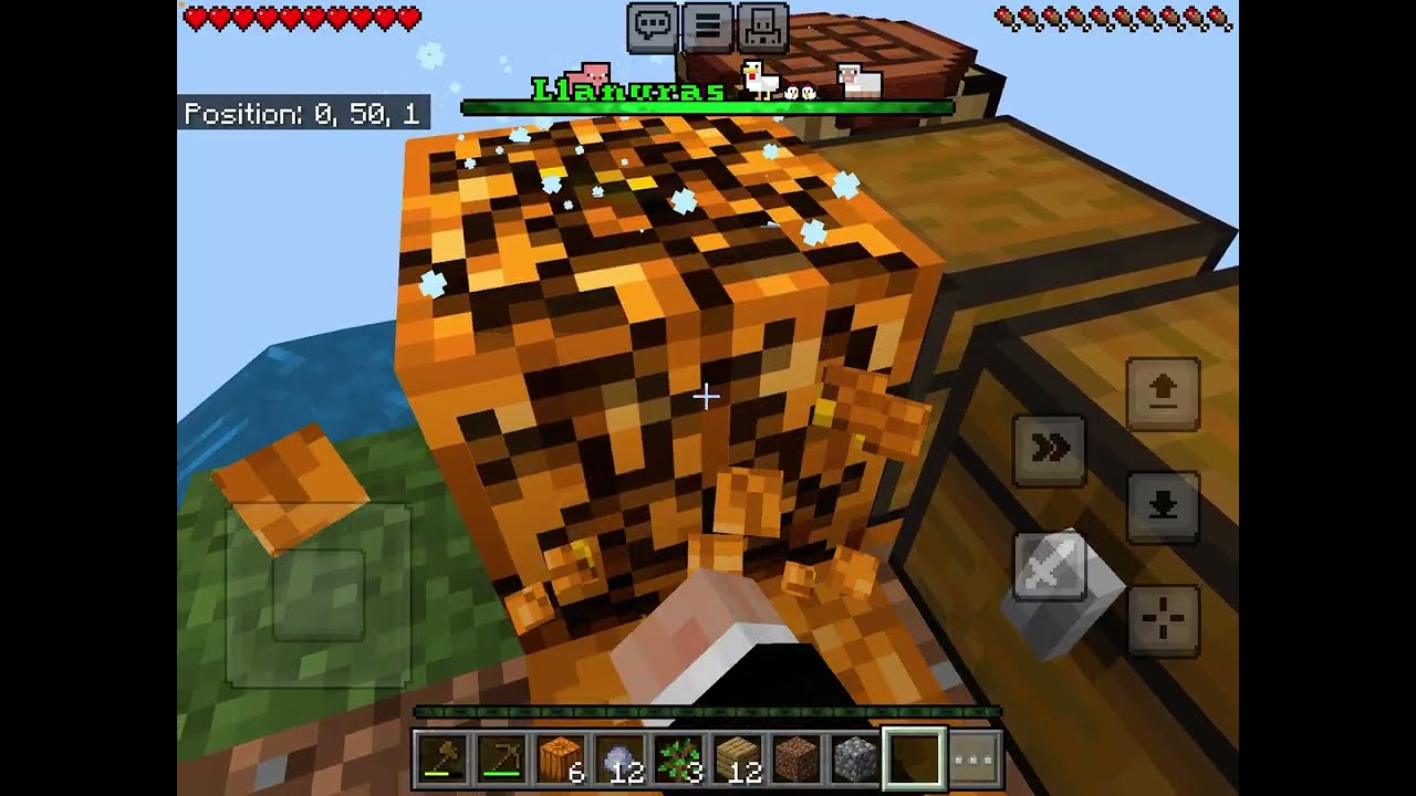 ‏أول مرة ألعب مود😂😂😂one block 