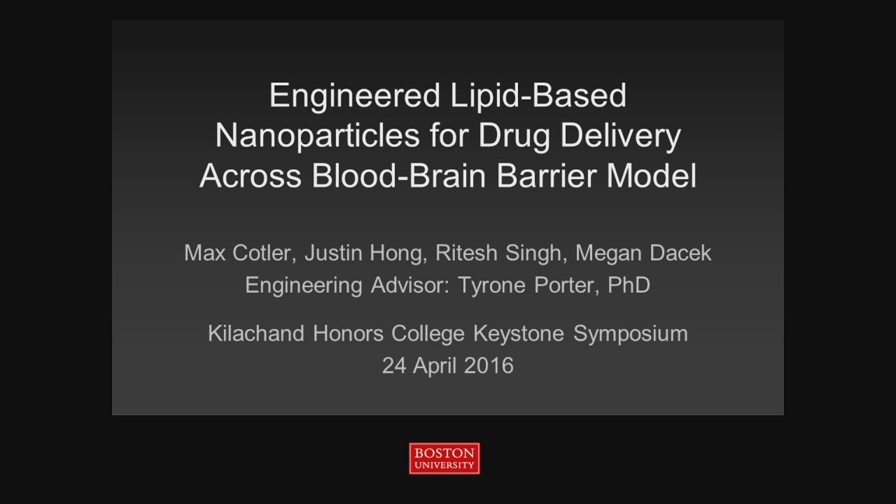 Nanoparticle for Drug Delivery Across Blood-Brain Barrier Model