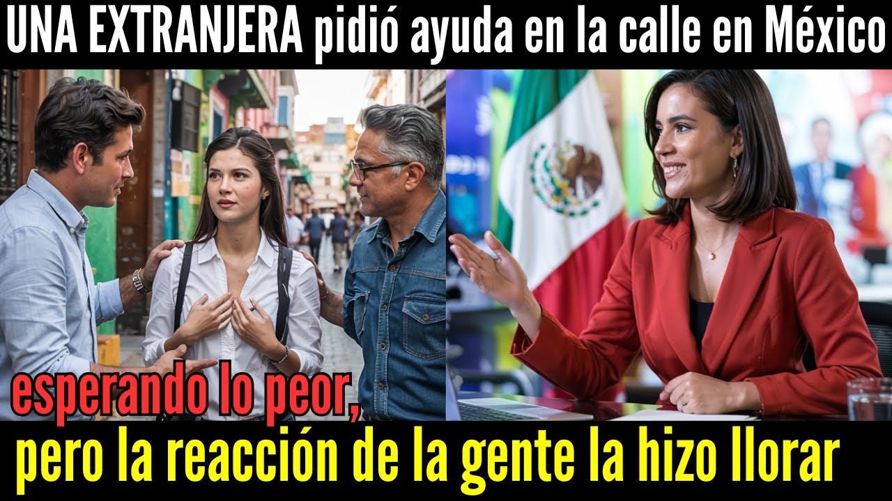 UNA EXTRANJERA pidió ayuda en la calle en México esperando lo peor, pero la reacción de la gente...