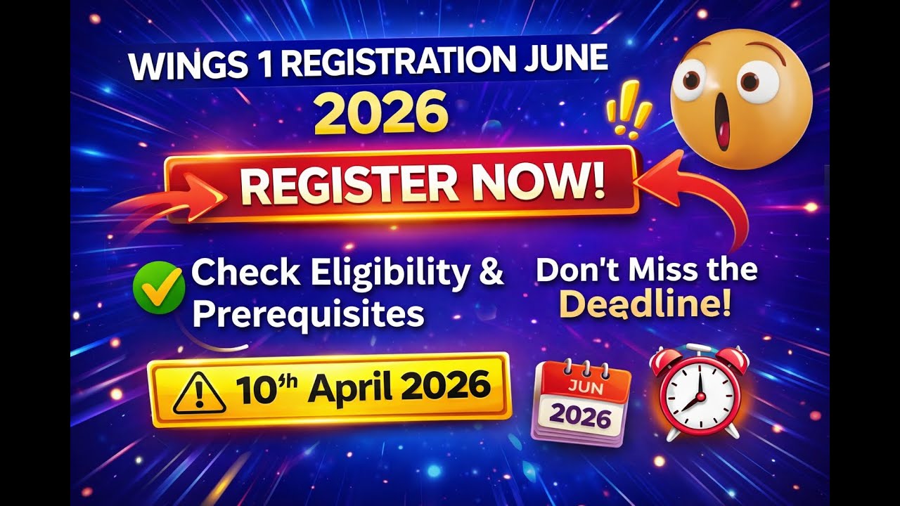 TCS Wings1 June 2026 Registration Open | Hurry Before Deadline!