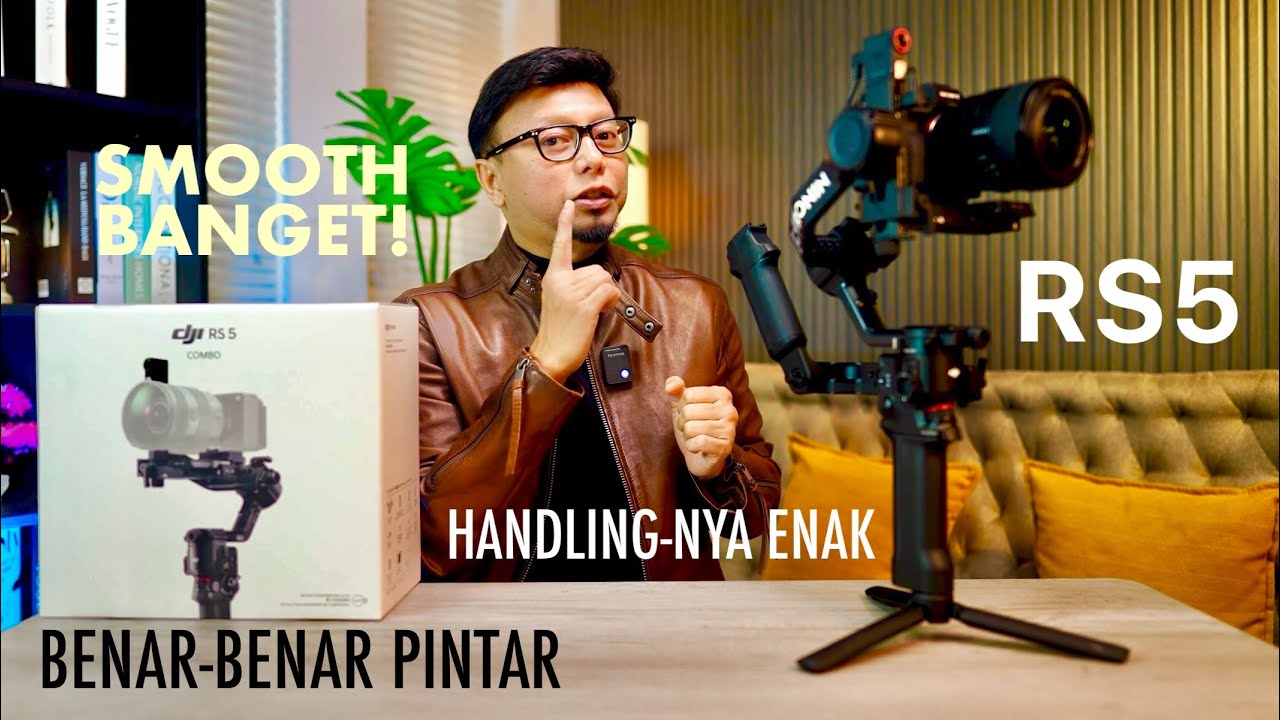 DJI RS 5 Combo! Enhanced Tracking & Stabilisasinya GILA!