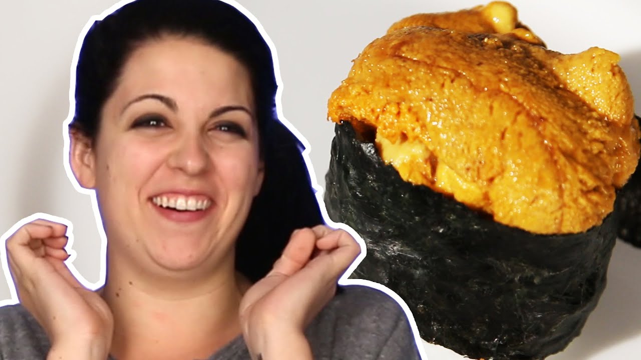 Americans Try うに (Sea Urchin) For The First Time