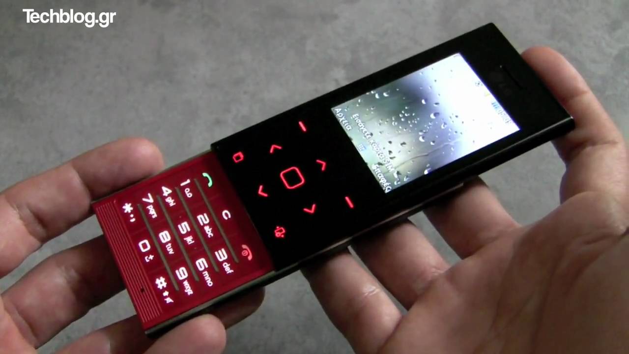 LG BL20 Chocolate hands on (Greek menu)
