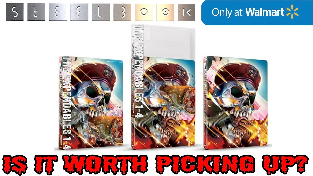 The Expendables  1-4 4K Blu-Ray #steelbook #unboxing and #review | #fyp #viral