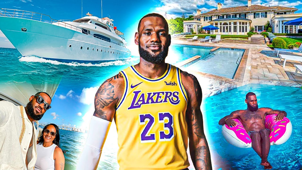Assim vive LEBRON JAMES, o jogador de basquete MAIS RICO DO MUNDO