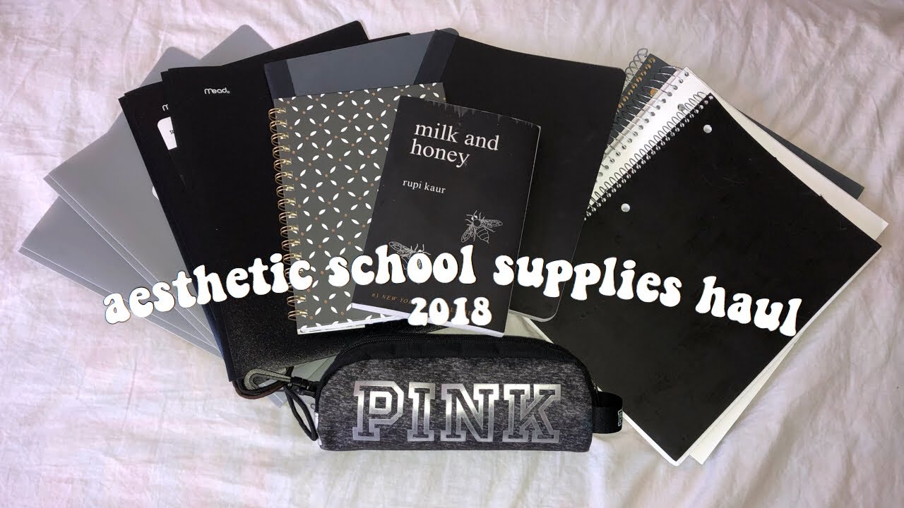 school supplies haul 2018 (8th grade)