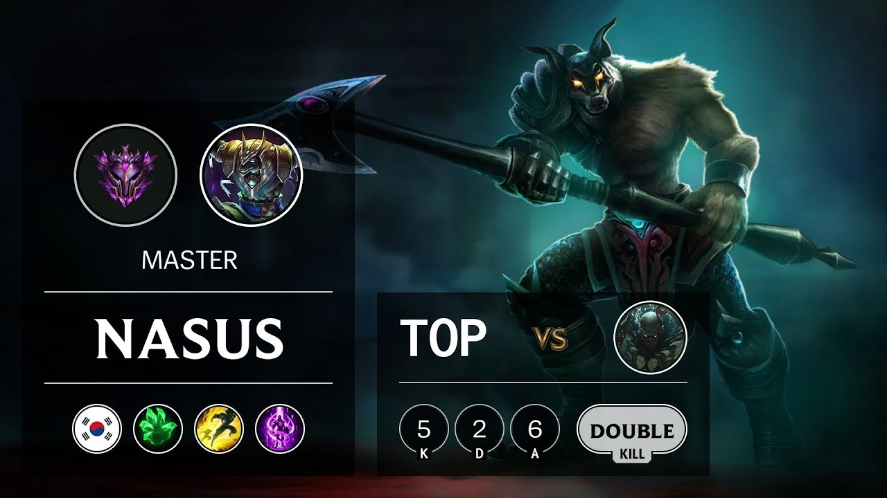 Nasus Top vs Pyke - KR Master Patch 9.11