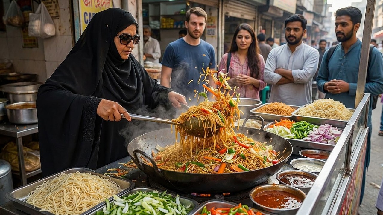 These Pakistani Food Ladies Work IMPOSSIBLE Hours | Desi Street Food Viral
