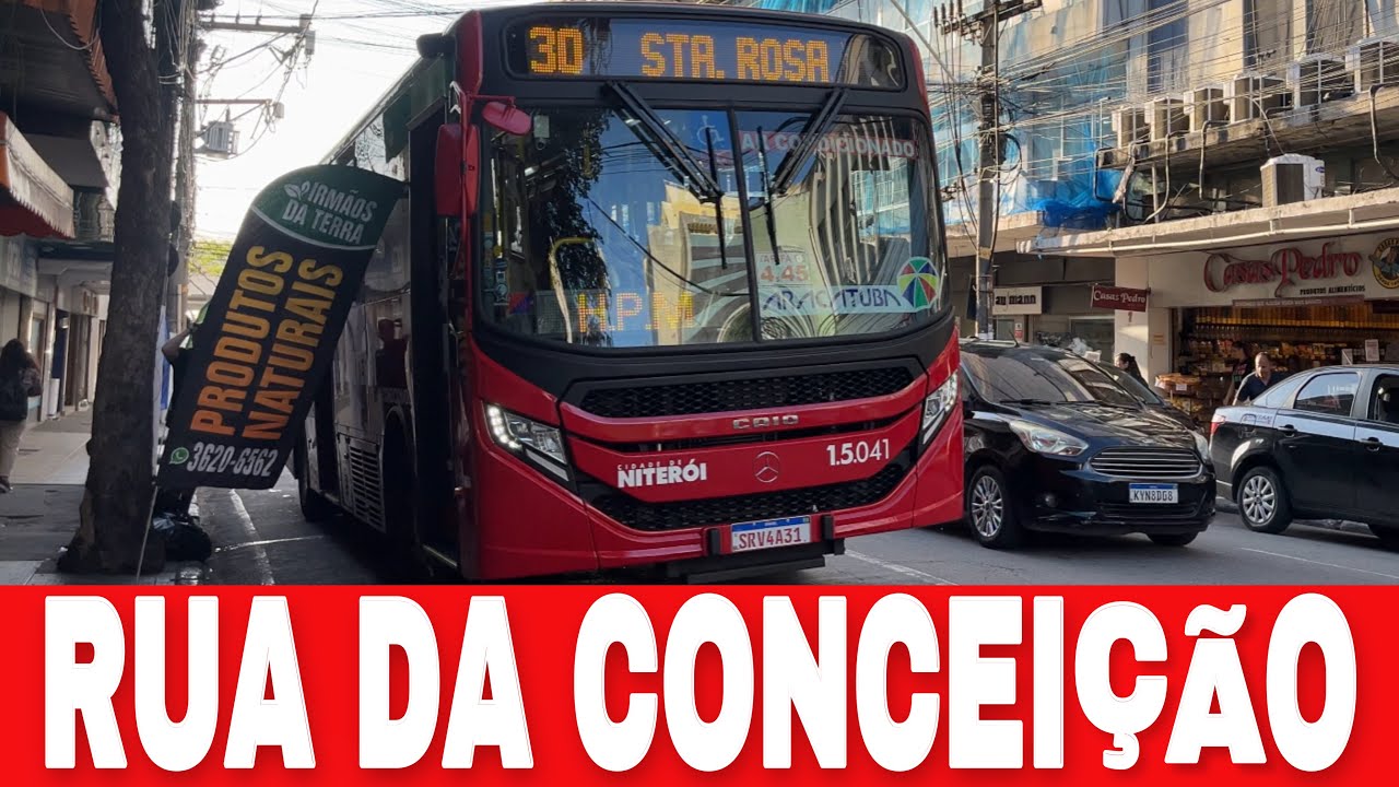 Rua da Conceição - Centro de Niterói [Pt 5] (RJ) - Movimentação de Ônibus #98