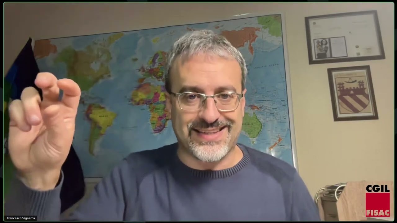 Vignarca, intervento a 'Fondiamo un futuro di Pace'