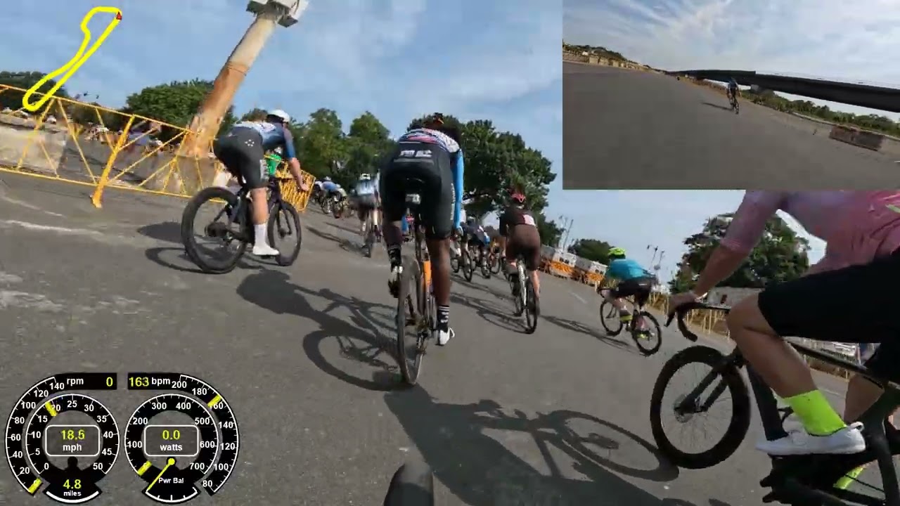 Chocolate City 2025 Cat 4 Race  How many crashes can I get caught behind before I redline