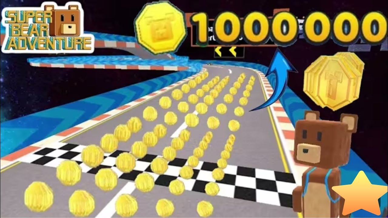 tutorial bug koin di super bear adventure | superbearadventure 