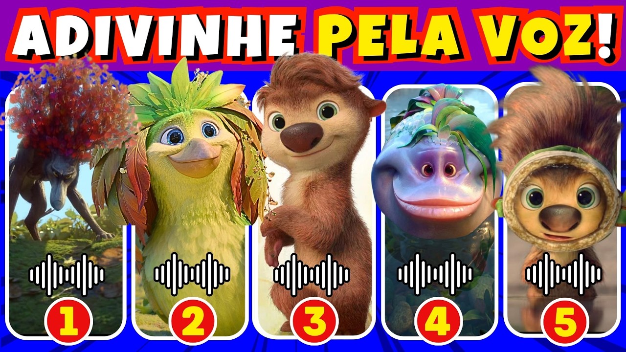 🎬Adivinhe pela Voz 🔊🦜 COMO M&Aacute;GICA 🤔Ollie🤎Ivy💚Boogle🩵 #dinoquiztopia
