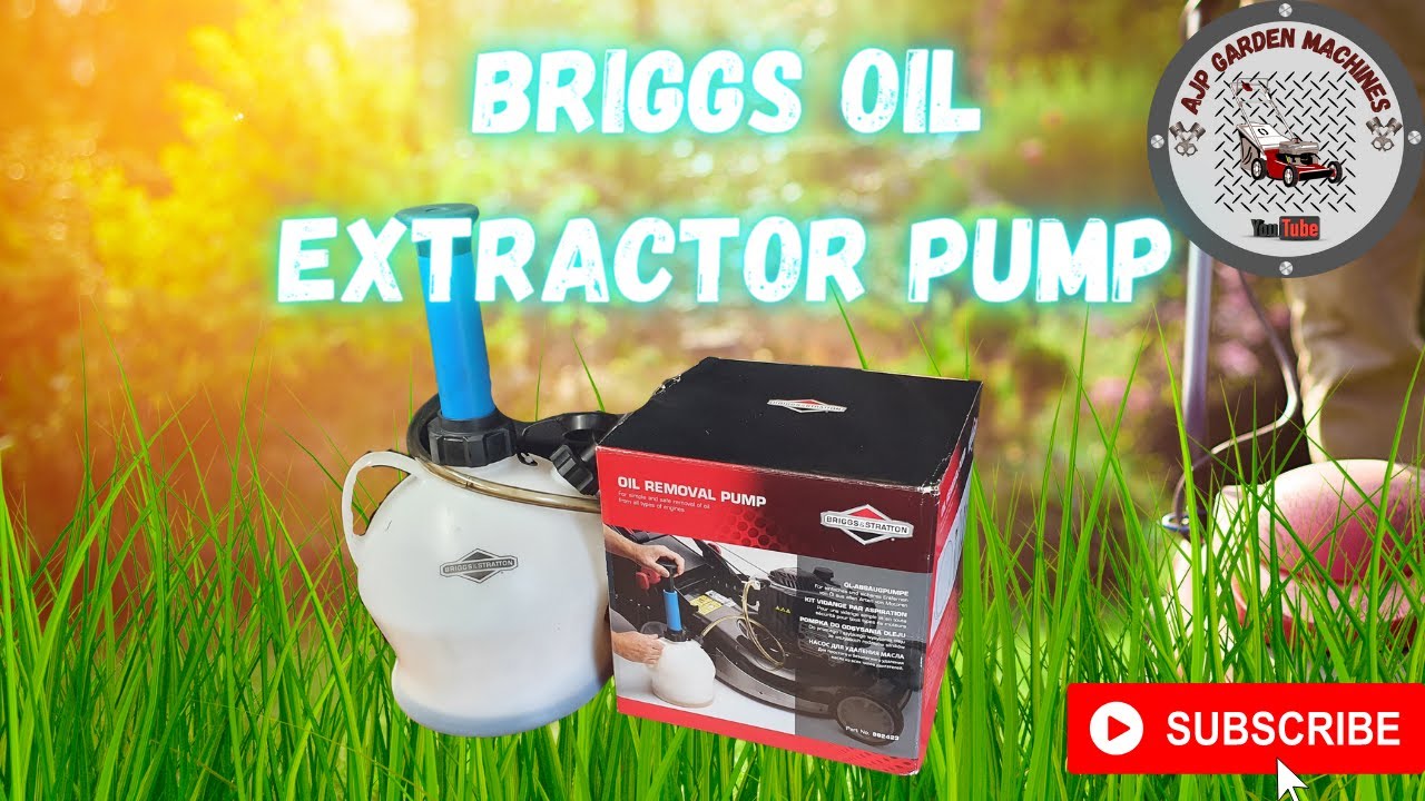 Briggs & Stratton Oil Extractor Pump review and test