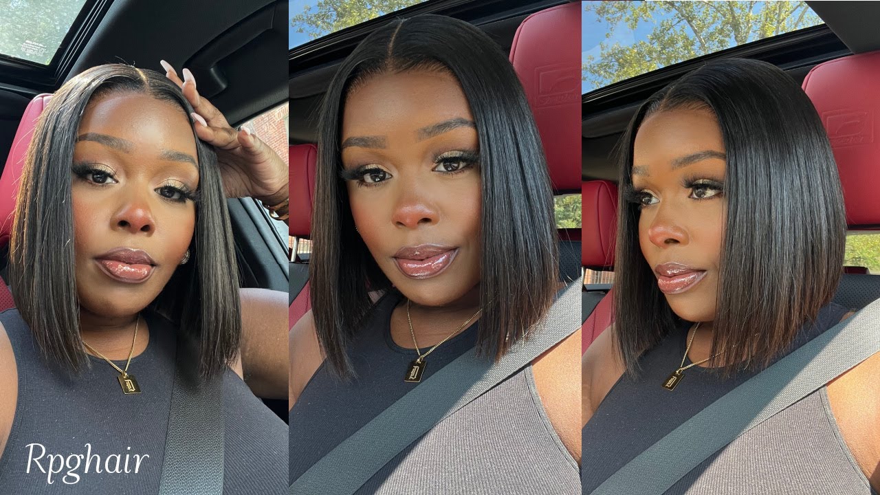 BOBBIANA FOR THE FALL! NEW SKIN MELTED HD LACE! PERFECT BLUNT CUT BOB! SAME-DAY INSTALL RPGHAIRWIG