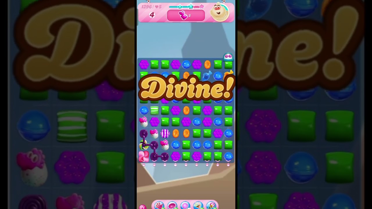Candy crush saga level 1296 & 1297 | Candy 