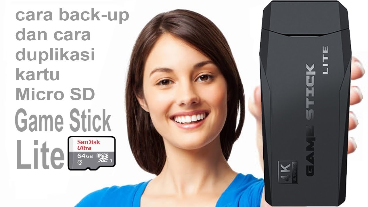 cara back-up dan cara duplikasi kartu Micro SD milik Game Stick 4K