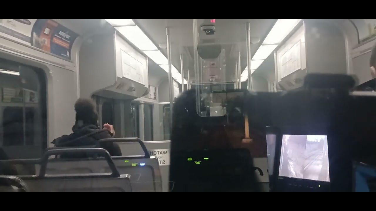 Hudson bergen light rail going to Hoboken terminal 