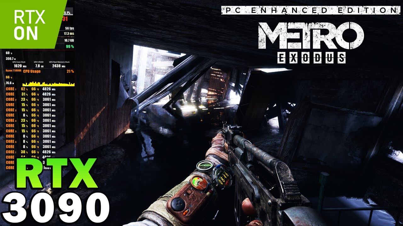 Metro Exodus Enhanced Edition | 4K NATIVE | RTX 3090 | R7 5800X | Ray Tracing | Max Settings