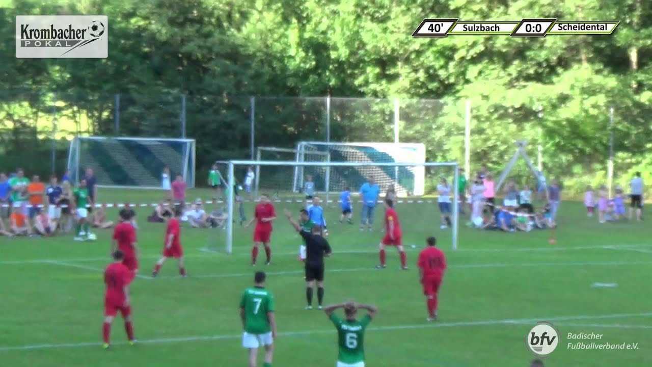 Krombacher Pokal Mosbach, Finale: TSV Sulzbach vs. SG Scheidental/Wagenschwend II - Zusammenfassung