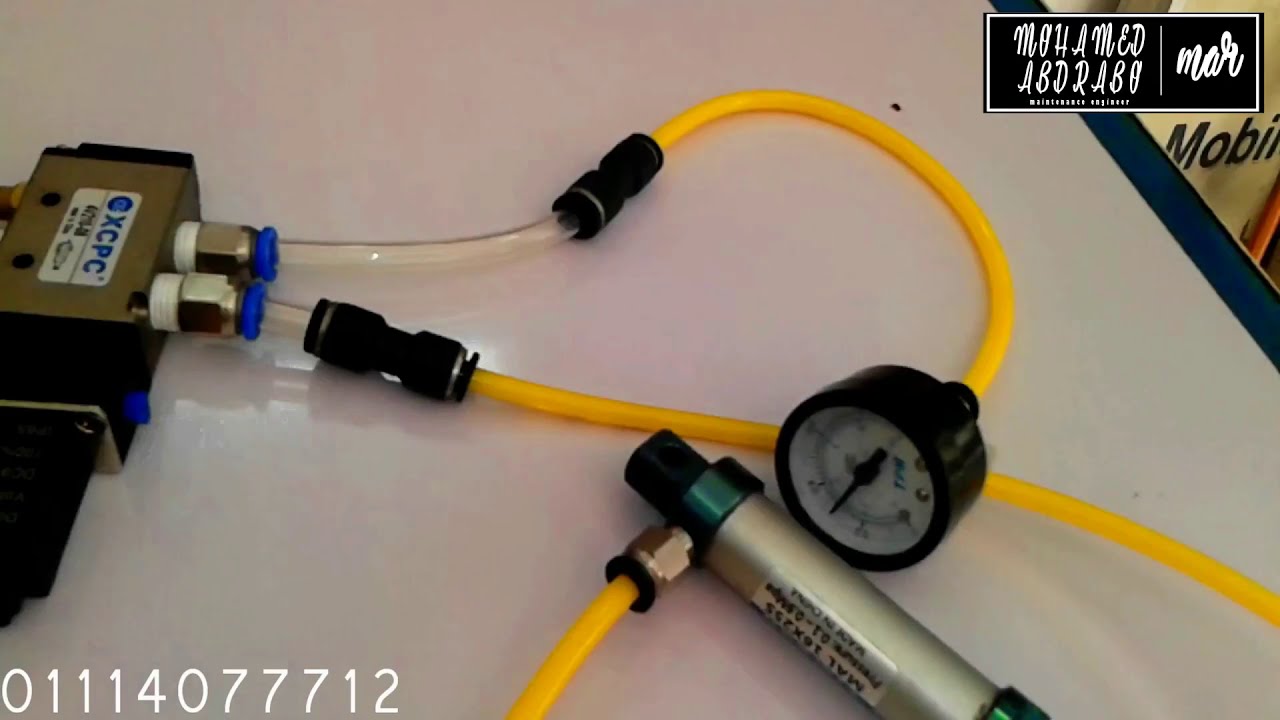 Homemade  oca machine #5 Solenoid valve اصنع مكبس الباغات بنفسك 5