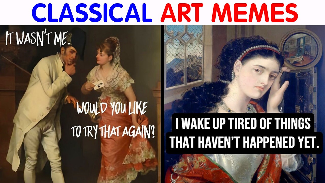 Hilarious Classical Art Memes That Deserve A Museum Of Their Own|| video compilation #92
