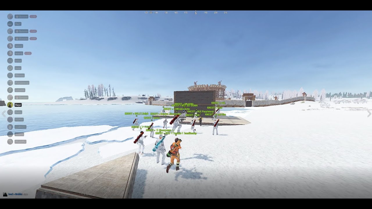 Rust | .Knockas Vs Fsu | 40 v 13 | 2000+ Rockets | #VitalChristmas