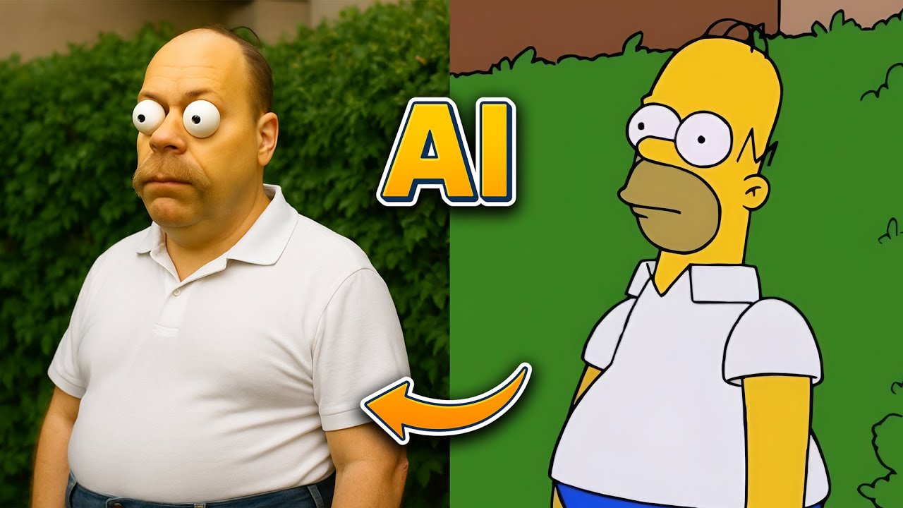 The Simpsons Characters in REAL LIFE (AI Generated Transformation)