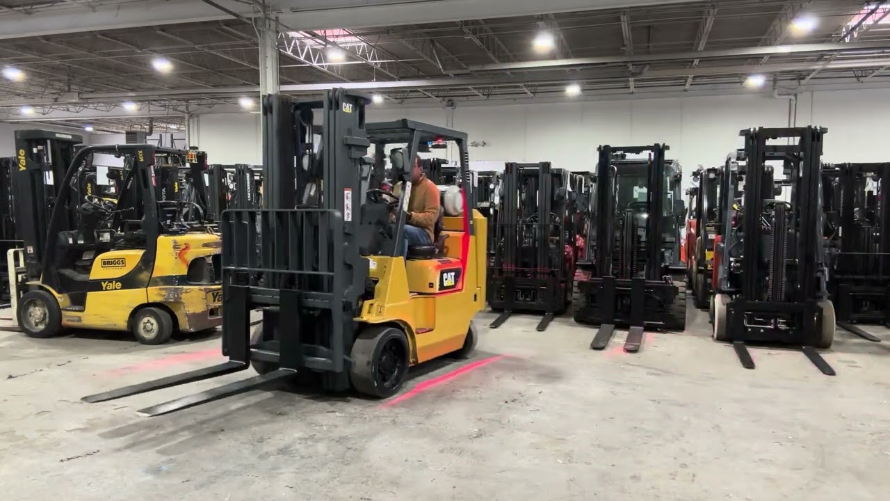 2019 Cat GC40K-STR 8000lbs Used LP Gas Forklift - U10986